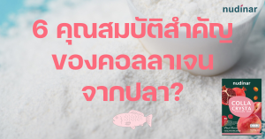 Read more about the article 6 คุณสมบัติสำคัญของ คอลลาเจนจากปลา